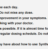 generic for synthroid